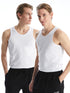 LC Waikiki U-Neck Cotton Men's Tank Tops 2 Pack